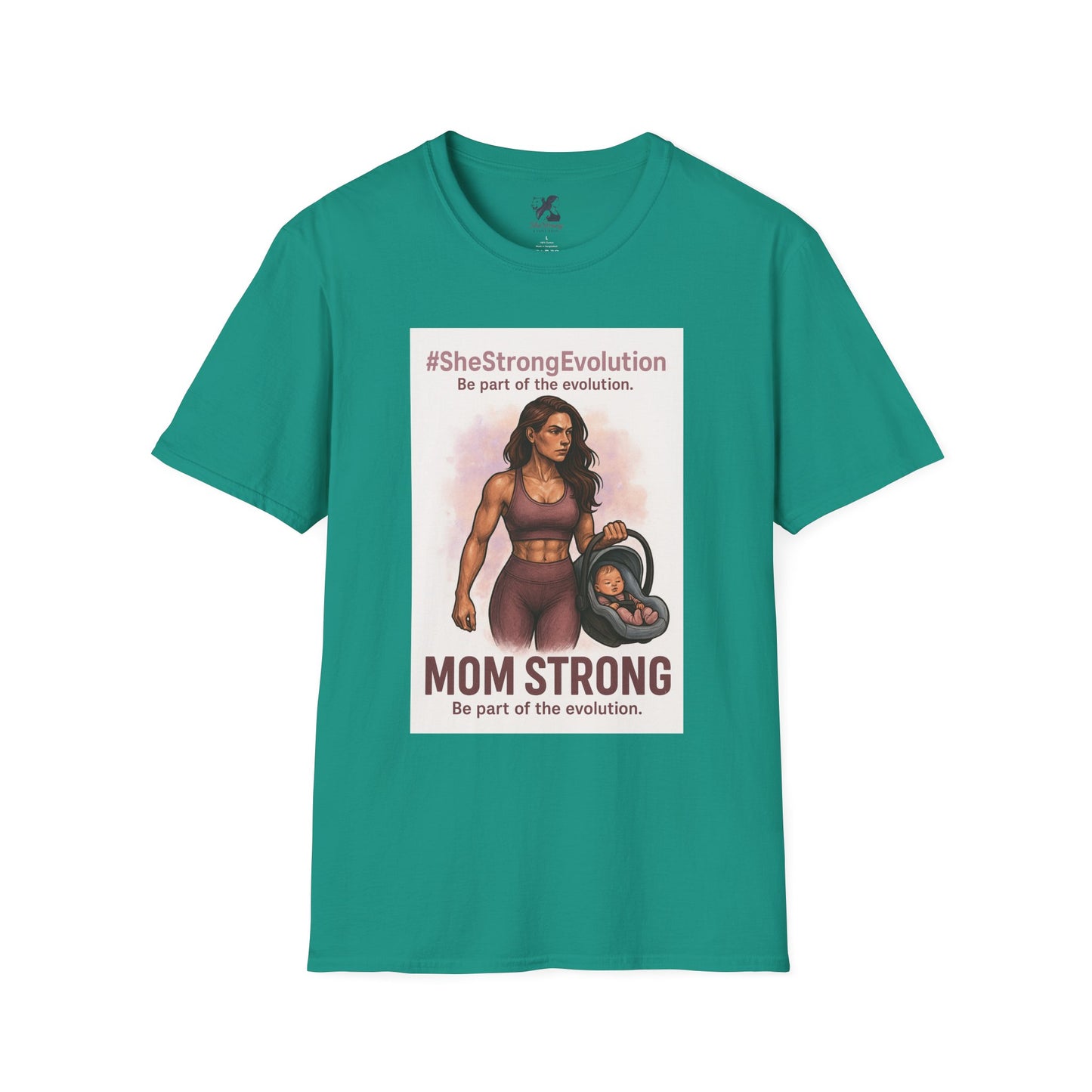 Mom Strong Evolution Tee
