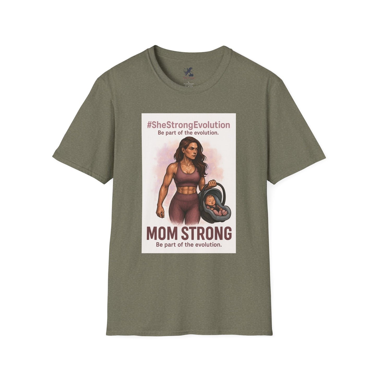 Mom Strong Evolution Tee