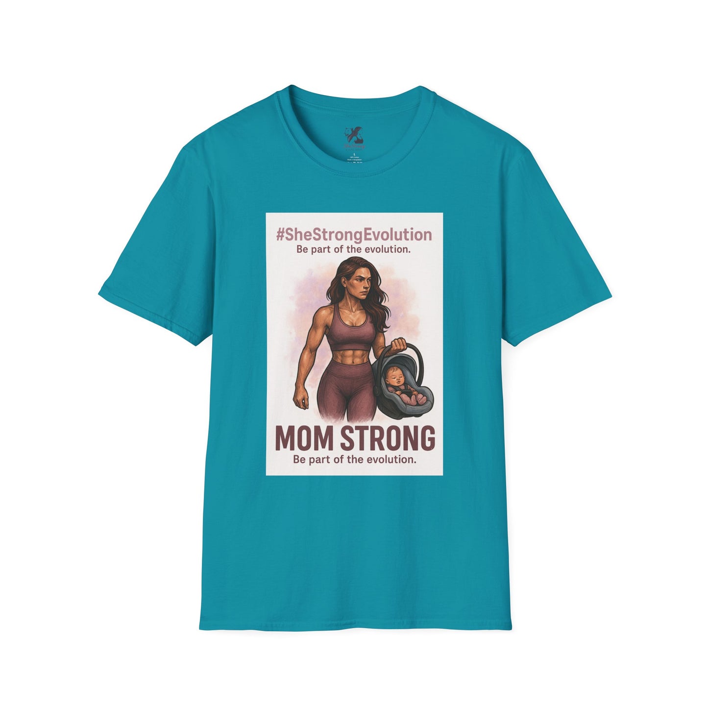 Mom Strong Evolution Tee