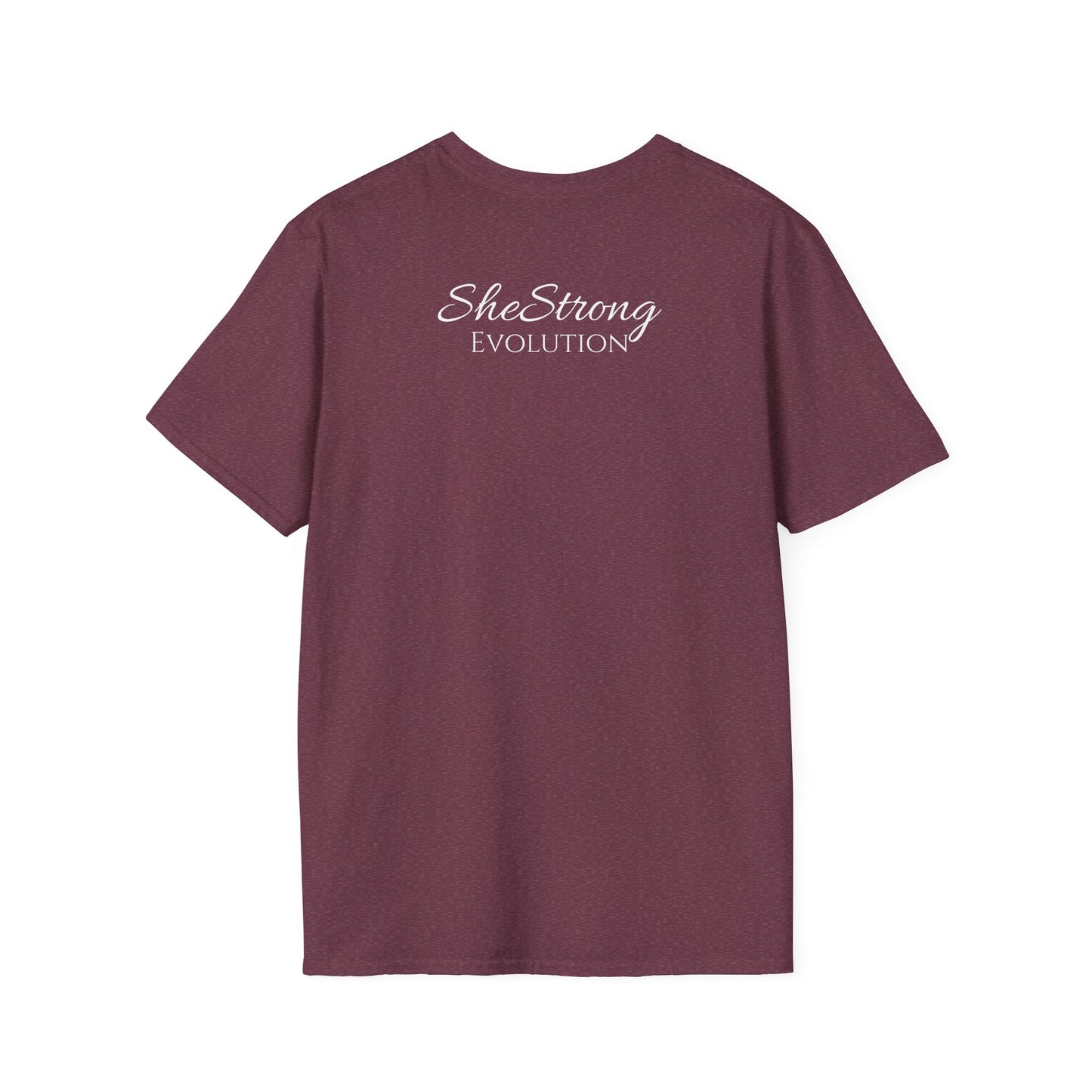 SheStrong Evolution Maroon T-shirt