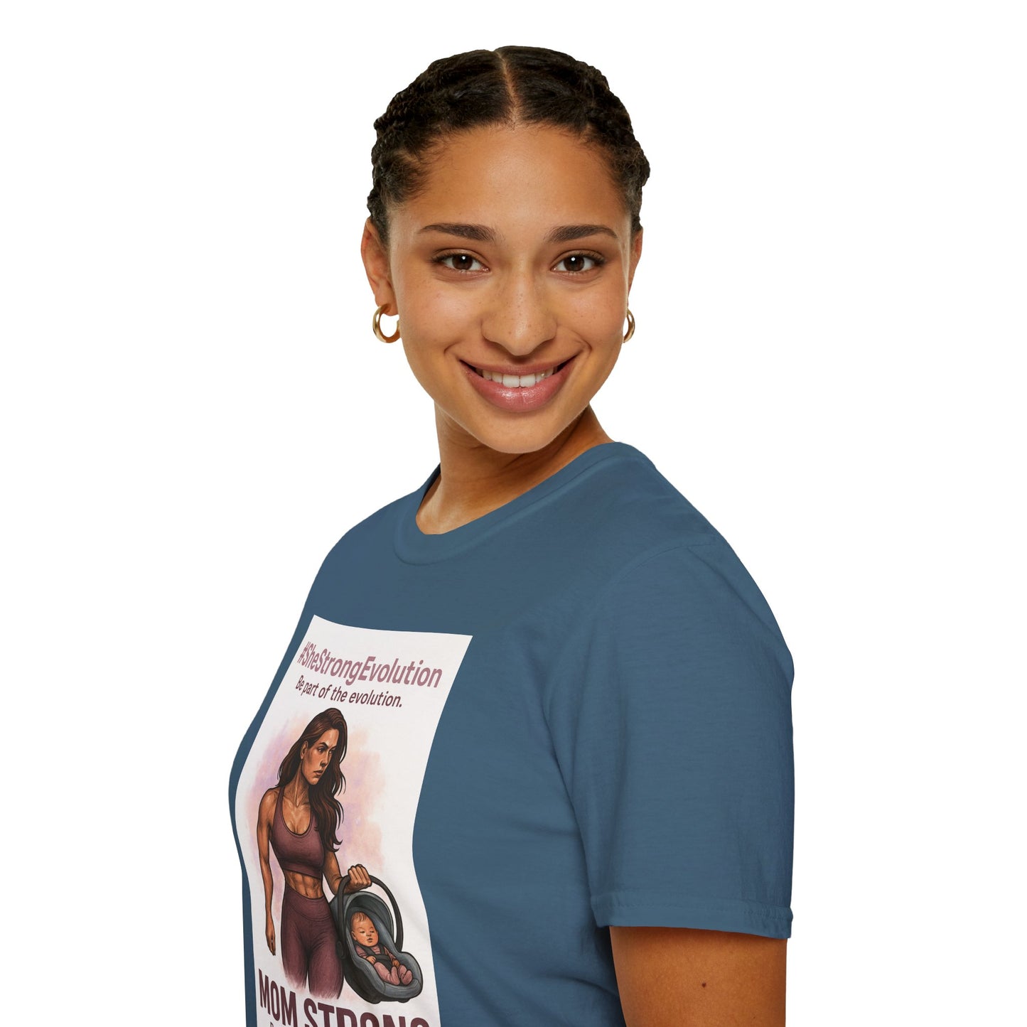 Mom Strong Evolution Tee