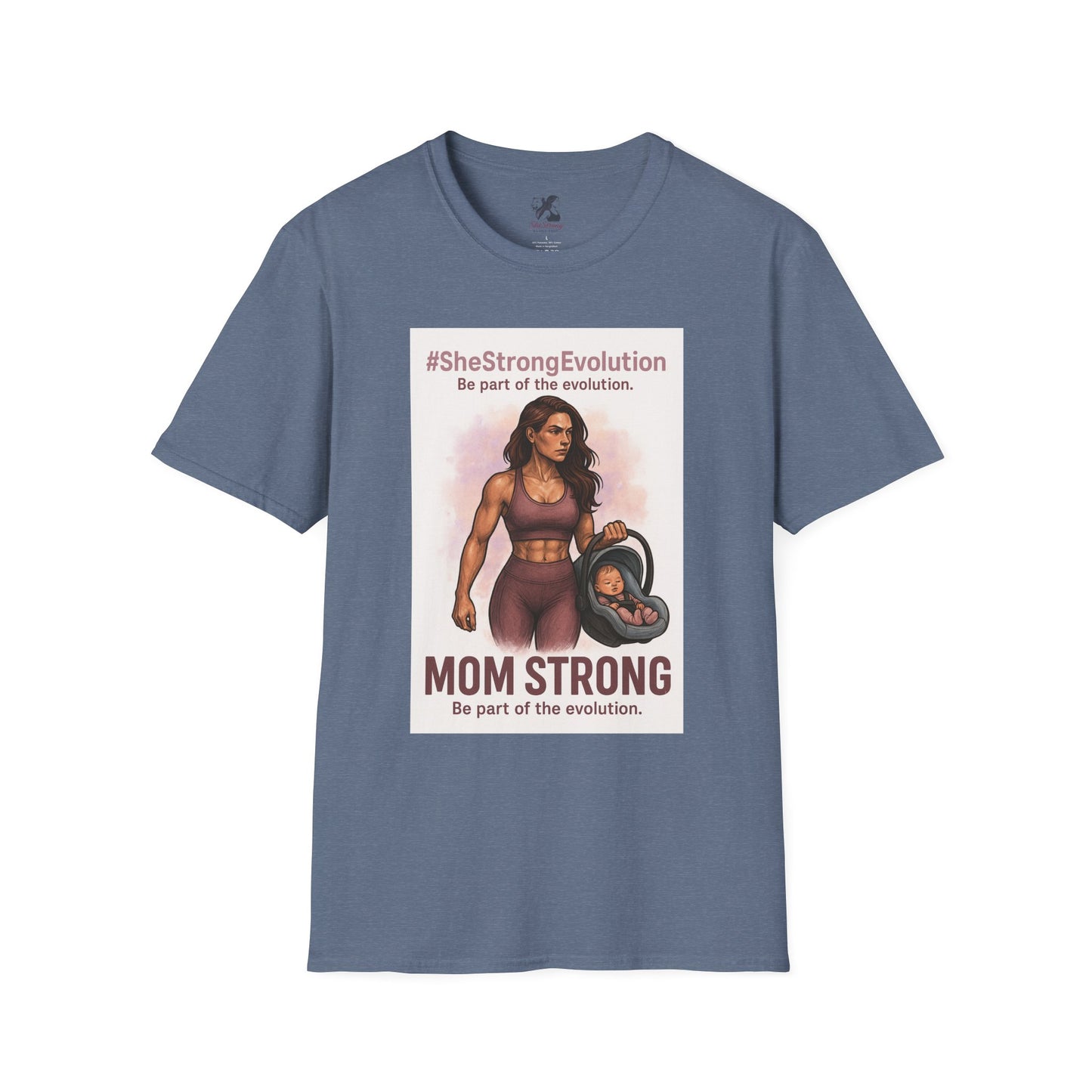Mom Strong Evolution Tee