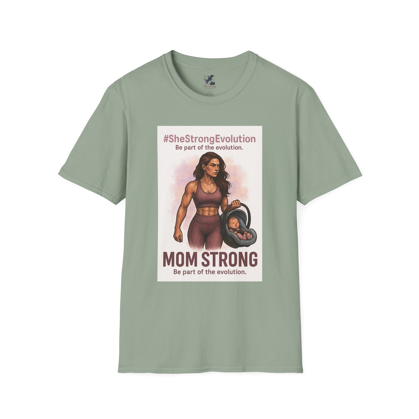 Mom Strong Evolution Tee