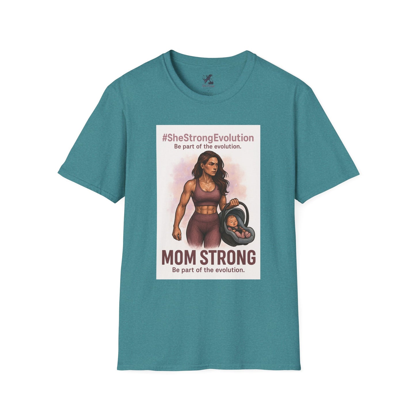 Mom Strong Evolution Tee