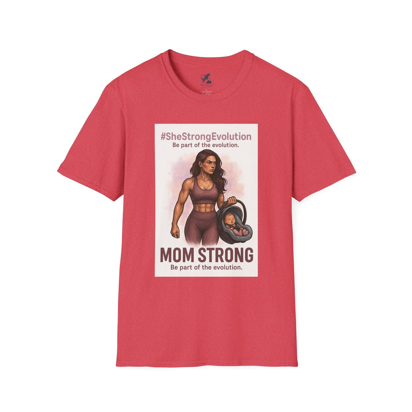 Mom Strong Evolution Tee