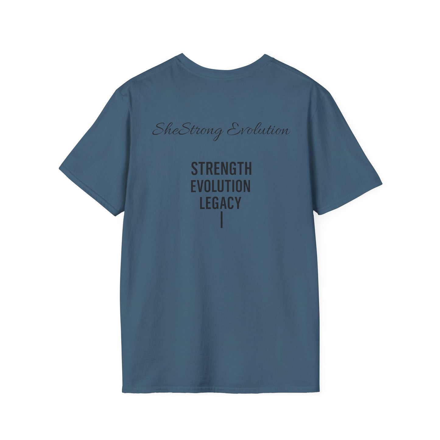 SheStrong Evolution Slate Blue T-shirt