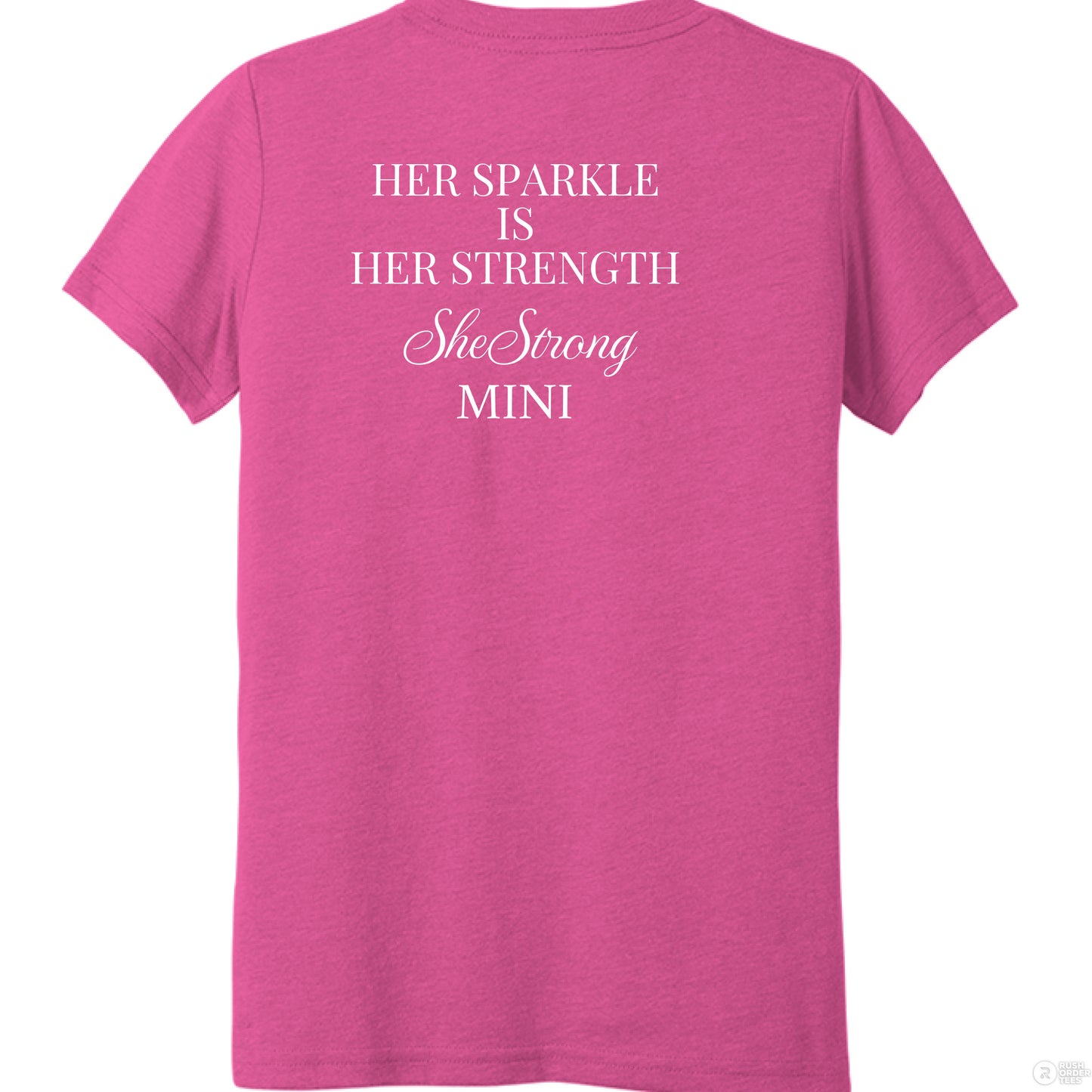 Charity Pink Triblend - BACK