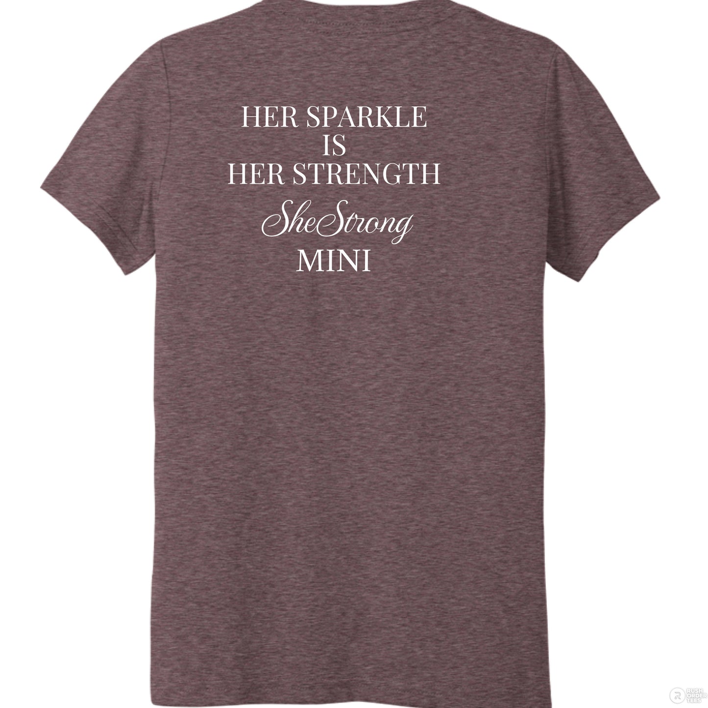 MAROON TRIBLEND - BACK
