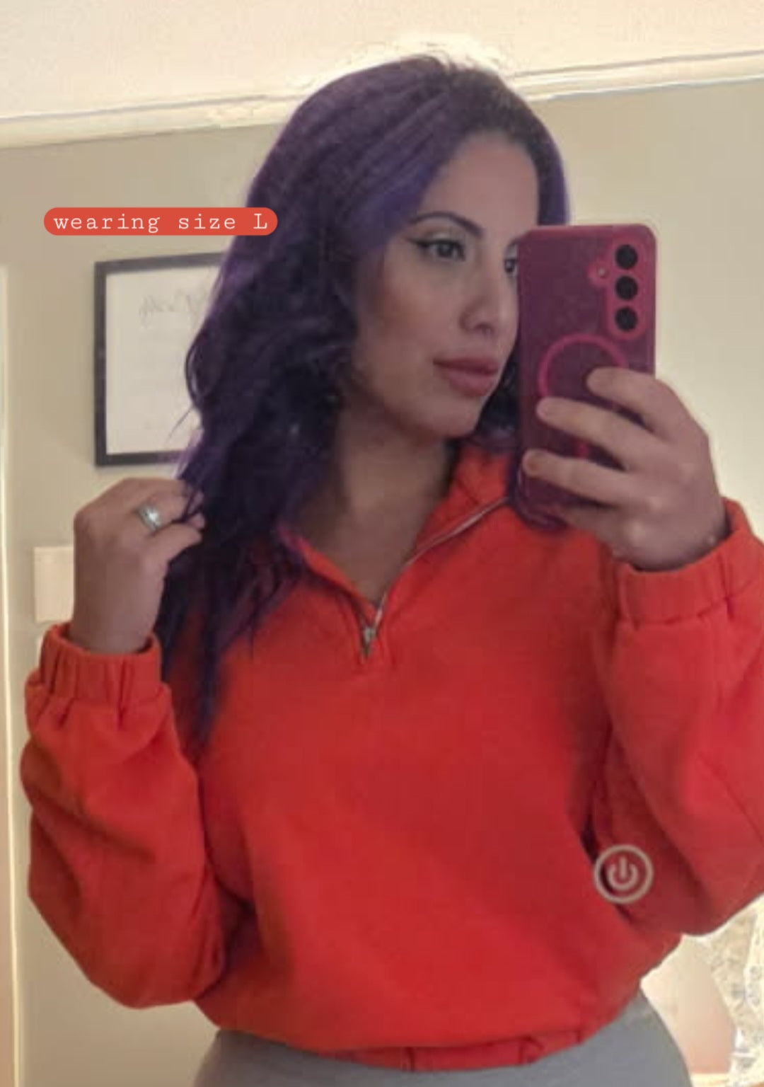 Clementine Crush Quarter Zip