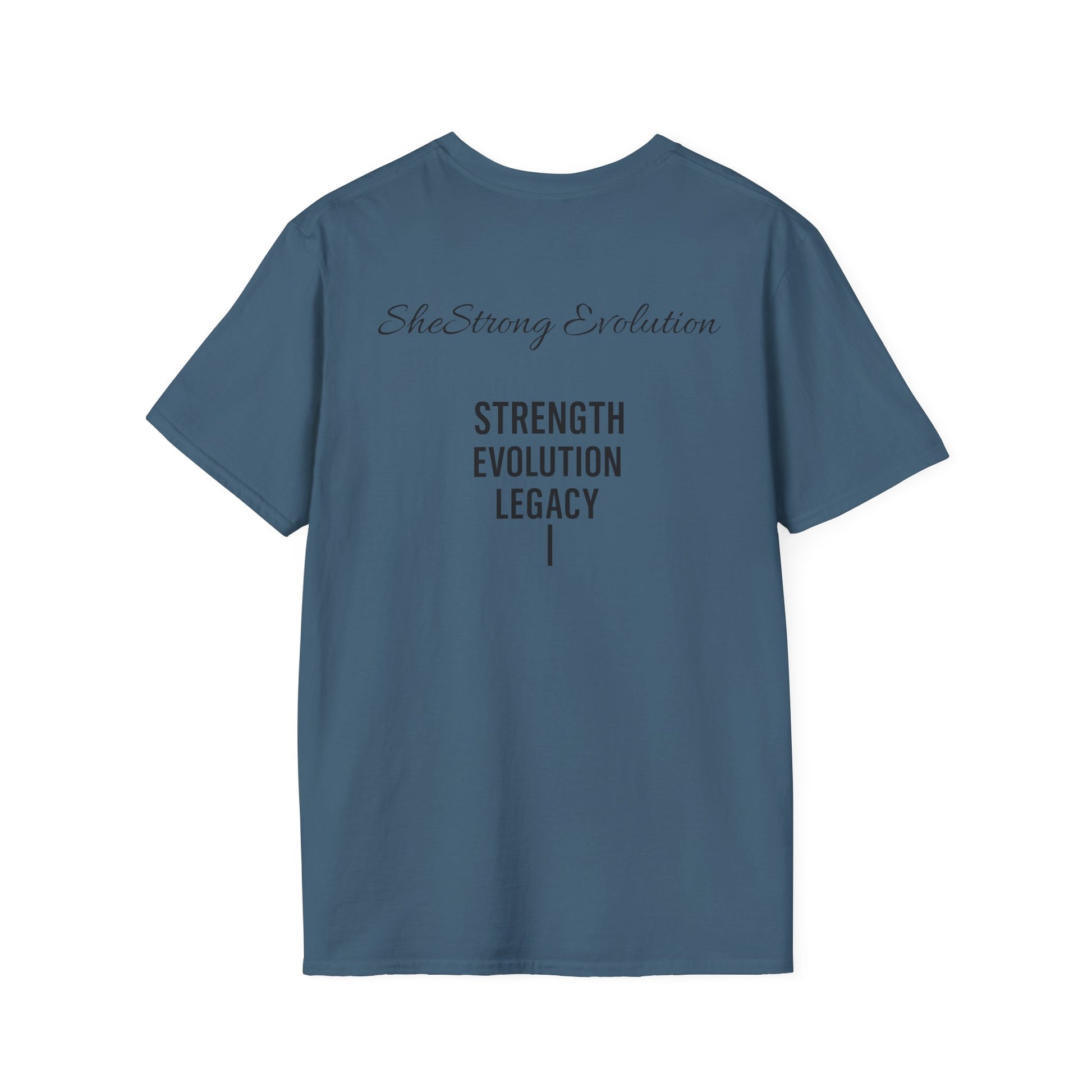 SheStrong Evolution Slate Blue T-shirt
